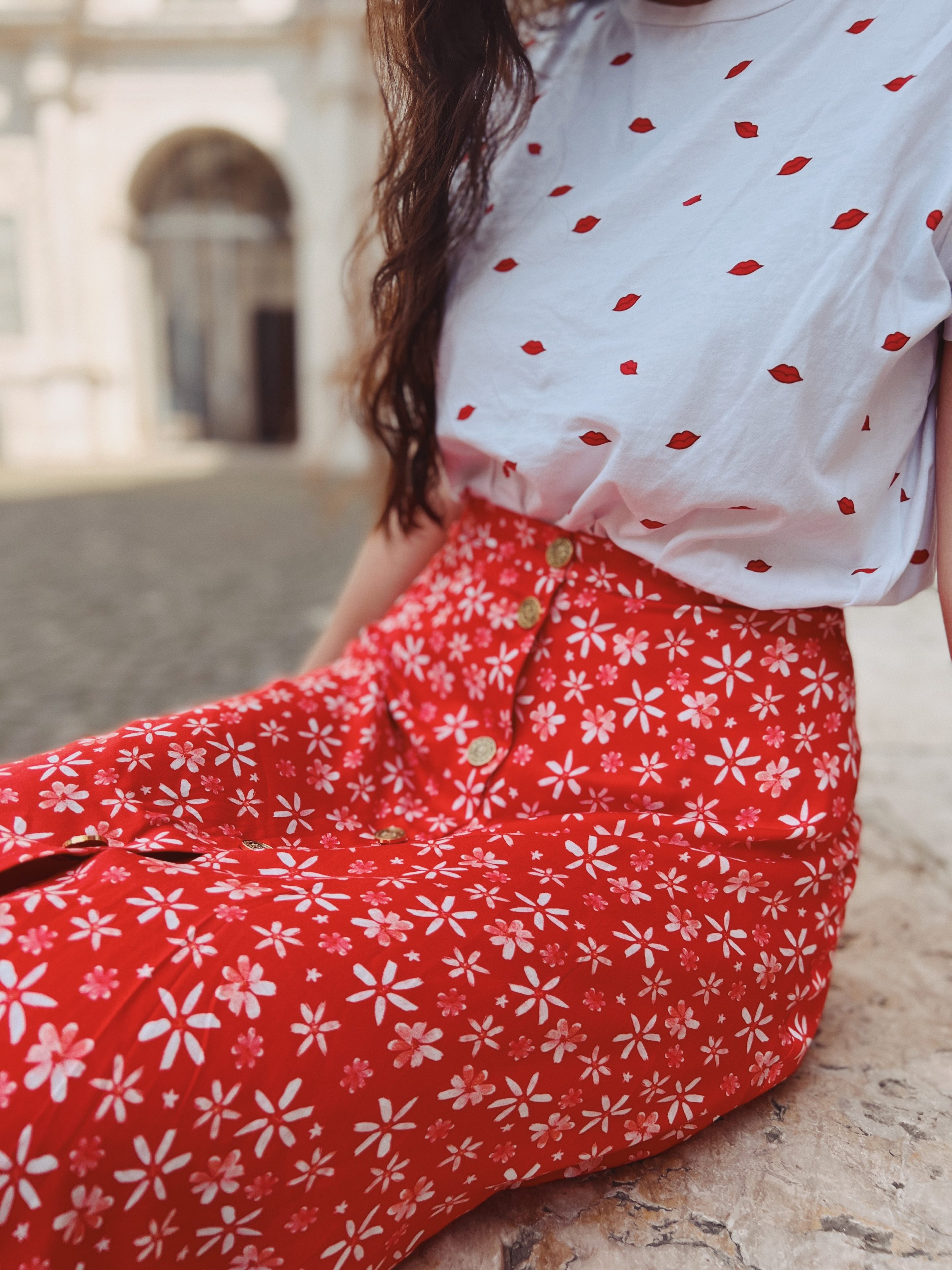 jupe Chloe Cecile DIY avec viscose jardin d'été la bobinière